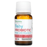 Organika, Baby Probiotic Drops with Vitamin D, 0-3 Years , 0.25 fl oz (7.5 ml) - Supply Center USA