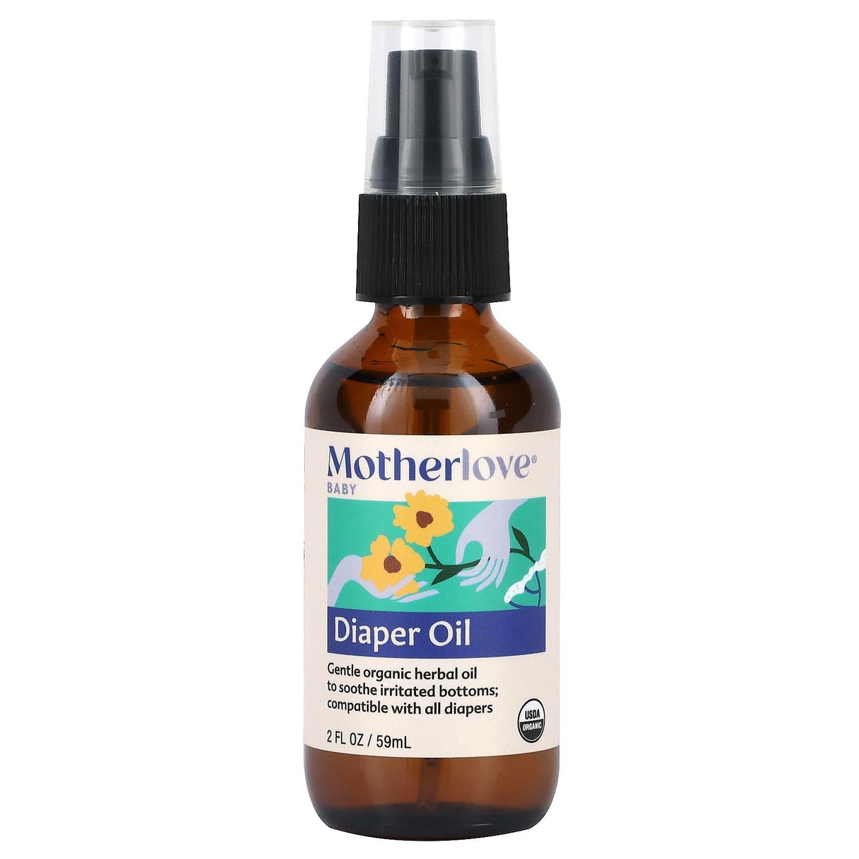 Motherlove, Diaper Oil, 2 fl oz (59 ml) - Supply Center USA