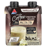 Atkins, Iced Coffee Protein Shake, Vanilla Latte, 4 Shakes, 11 fl oz (325 ml) Each - Supply Center USA