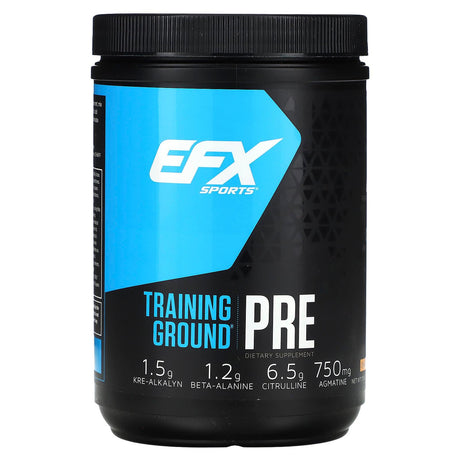 EFX Sports, Training Ground, PRE, Orange Mango, 1 lb 1.64 oz (500 g) - Supply Center USA