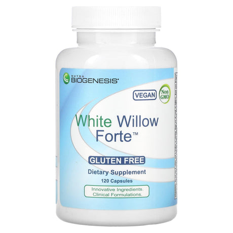 Nutra BioGenesis, White Willow Forte, 120 Capsules - Supply Center USA