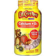 L'il Critters, Calcium + D3, Bone Support, Black Cherry, Orange & Strawberry Flavors, 150 Gummies - Supply Center USA