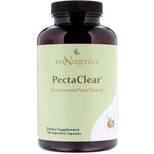 Econugenics, PectaClear, Environmental Toxin Cleanse, 180 Vegetable Capsules - Supply Center USA