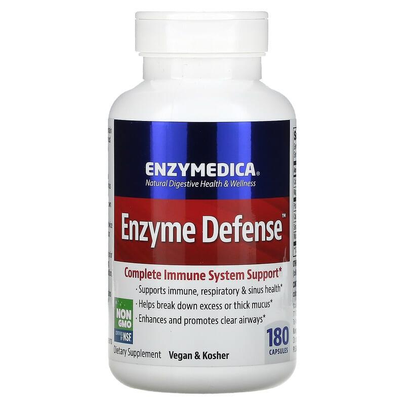 Enzymedica, Enzyme Defense, 180 Capsules - Supply Center USA