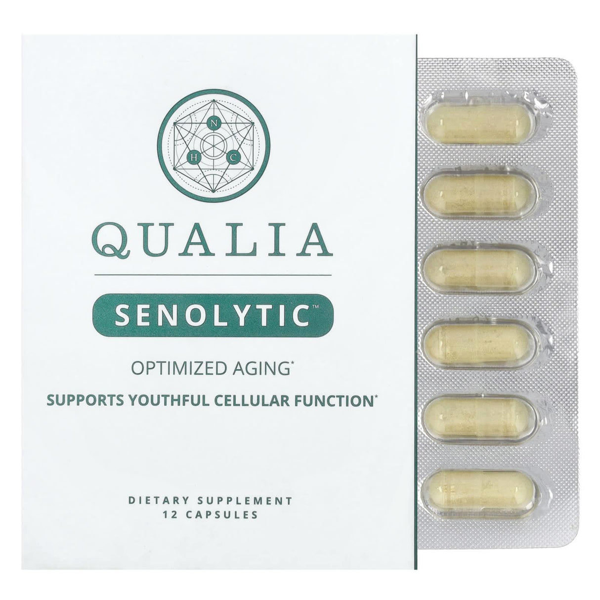 Qualia, Senolytic™, 12 Capsules - Supply Center USA