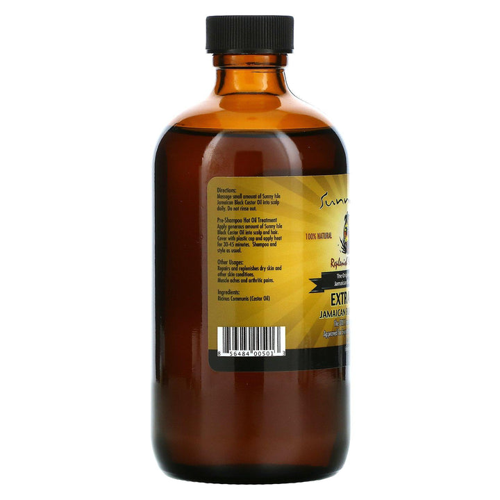 Sunny Isle, Extra Dark Jamaican Black Castor Oil, 8 fl oz - HealthCentralUSA