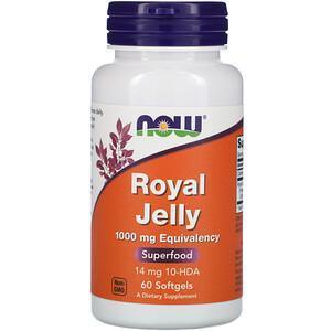 Now Foods, Royal Jelly, 1,000 mg, 60 Softgels - Supply Center USA