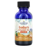 Nordic Naturals, Baby's Vitamin D3, Liquid, 10 mcg (400 IU), 0.76 fl oz (22.5 ml) - Supply Center USA