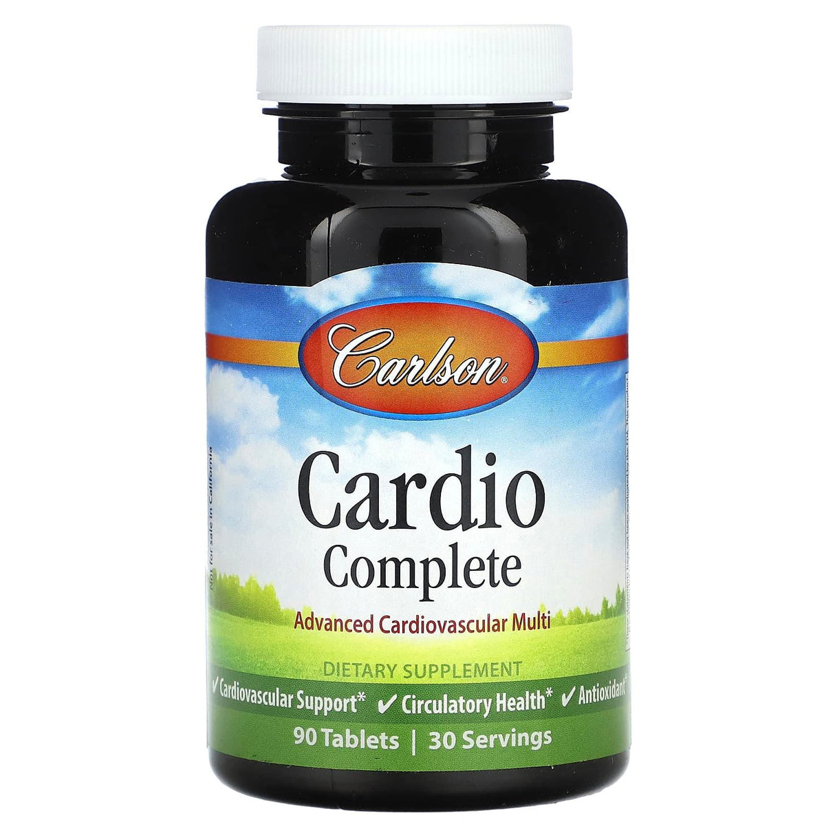 Carlson, Cardio Complete, Advanced Cardiovascular Multi, 90 Tablets - Supply Center USA