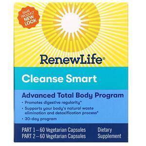 Renew Life, Cleanse Smart, 2 Bottles, 60 Vegetarian Capsules Each - Supply Center USA