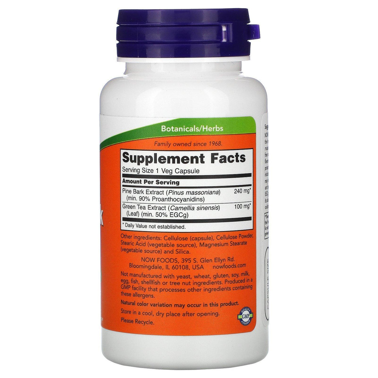 Now Foods, Pine Bark Extract, 240 mg, 90 Veg Capsules - Supply Center USA