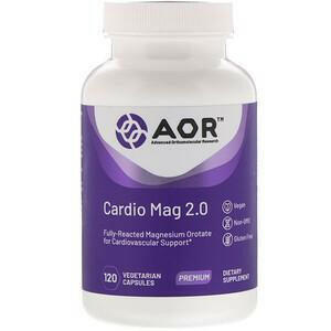 Advanced Orthomolecular Research AOR, Cardio Mag 2.0, 120 Vegetarian Capsules - HealthCentralUSA