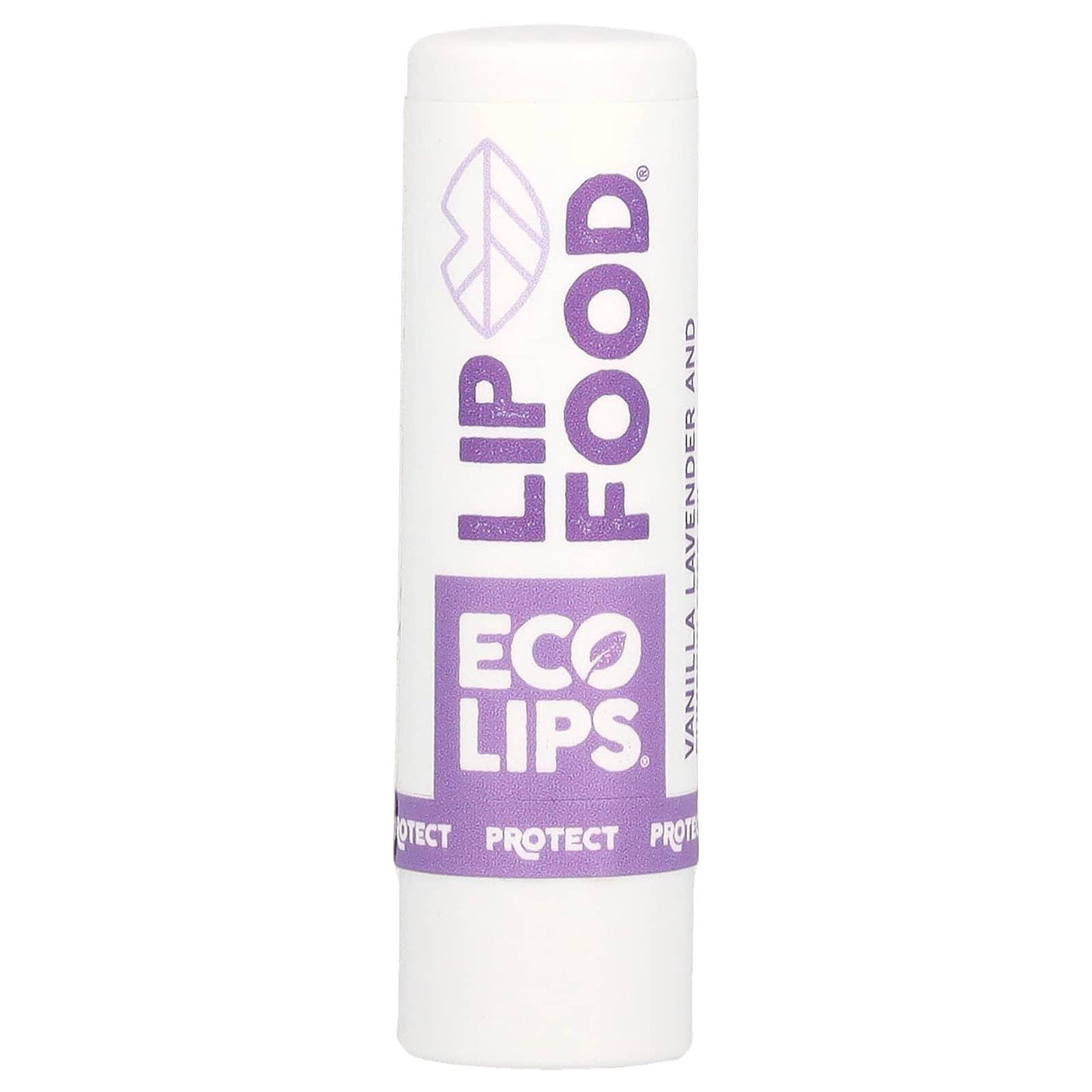 Eco Lips Inc., Lip Food, Protect, Organic Lip Balm, Vanilla Lavender And Pumpkin Seed Oil, 0.15 oz (4.25 g) - Supply Center USA