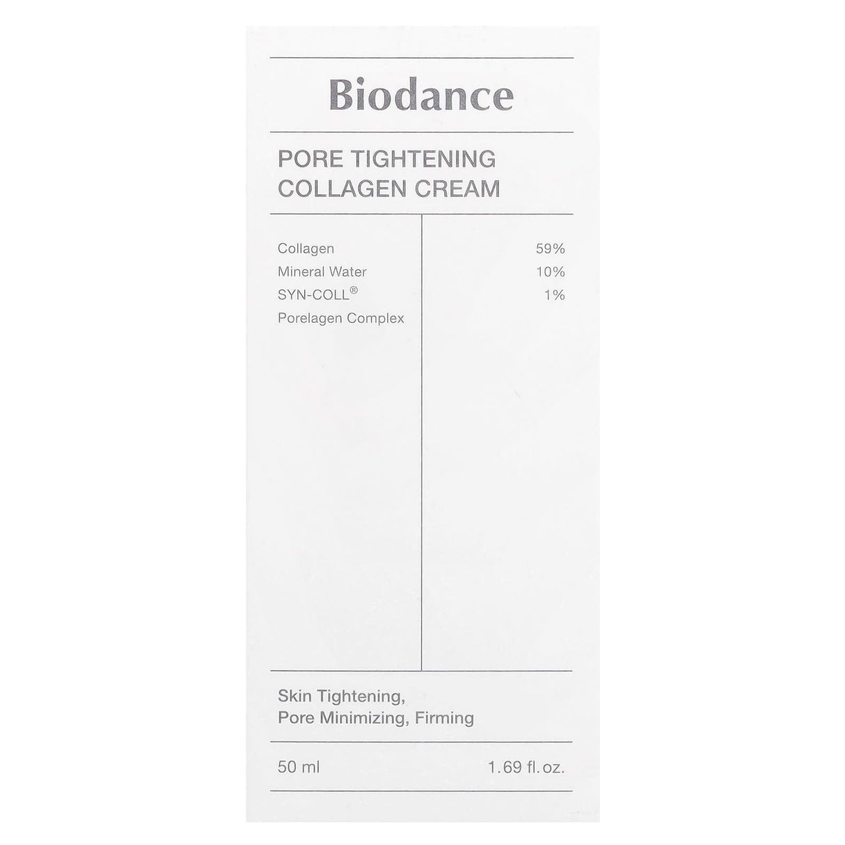 Biodance, Pore Tightening Collagen Cream, 1.69 fl oz (50 ml) - Supply Center USA