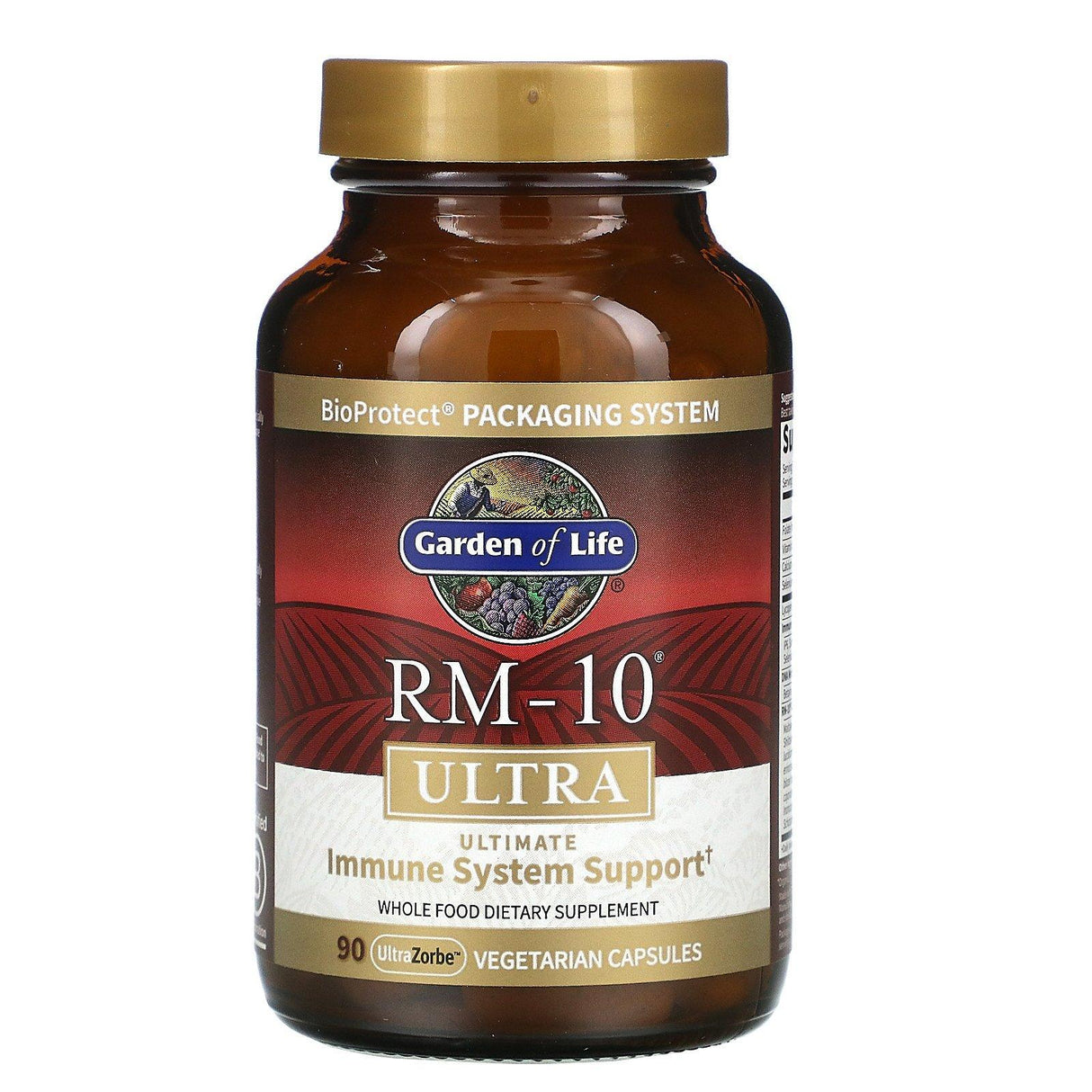 Garden of Life, RM-10 Ultra, Ultimate Immune System Support, 90 UltraZorbe Vegetarian Capsules - Supply Center USA