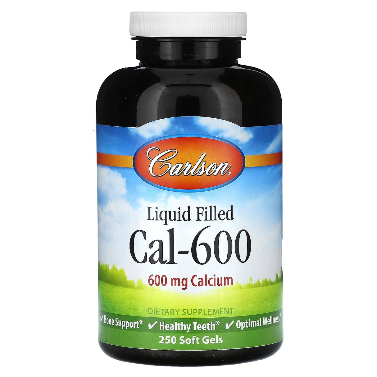 Carlson, Liquid Filled Cal-600, 600 mg, 100 + 30 Softgels - Supply Center USA