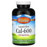 Carlson, Liquid Filled Cal-600, 600 mg, 100 + 30 Softgels - Supply Center USA