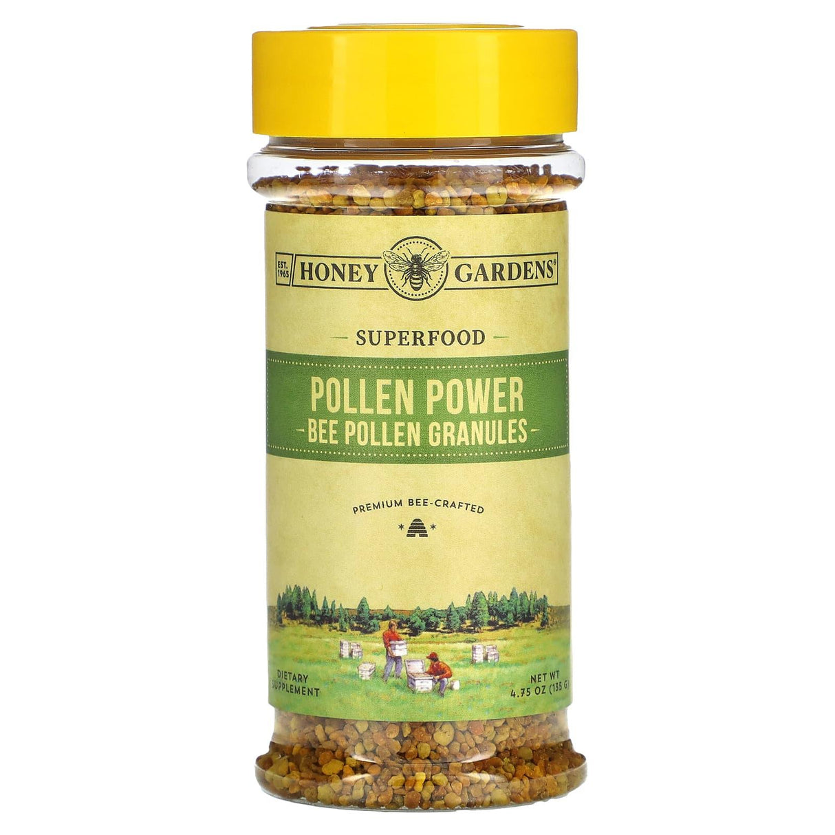 Honey Gardens, Pollen Power, Bee Pollen Granules, 10 oz (283 g) - Supply Center USA