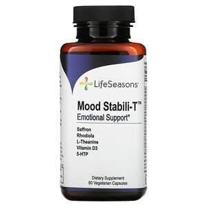 LifeSeasons, Mood Stabili-T, 60 Vegetarian Capsules - Supply Center USA