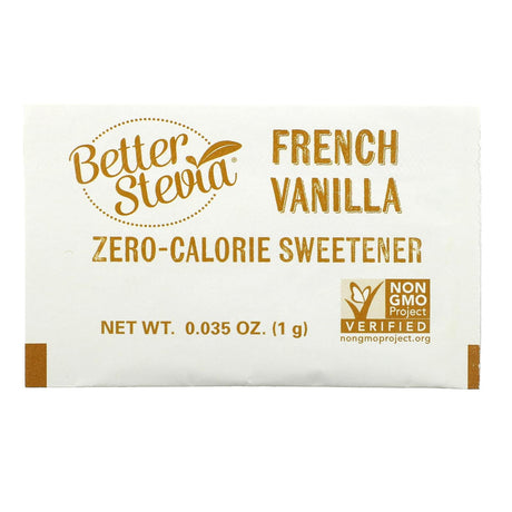 NOW Foods, BetterStevia, Zero Calorie Sweetener, French Vanilla, 75 Packets, (1 g) Each - Supply Center USA