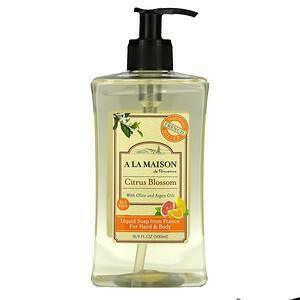 A La Maison de Provence, Liquid Soap For Hand & Body, Citrus Blossom, 16.9 fl oz (500 ml) - Supply Center USA