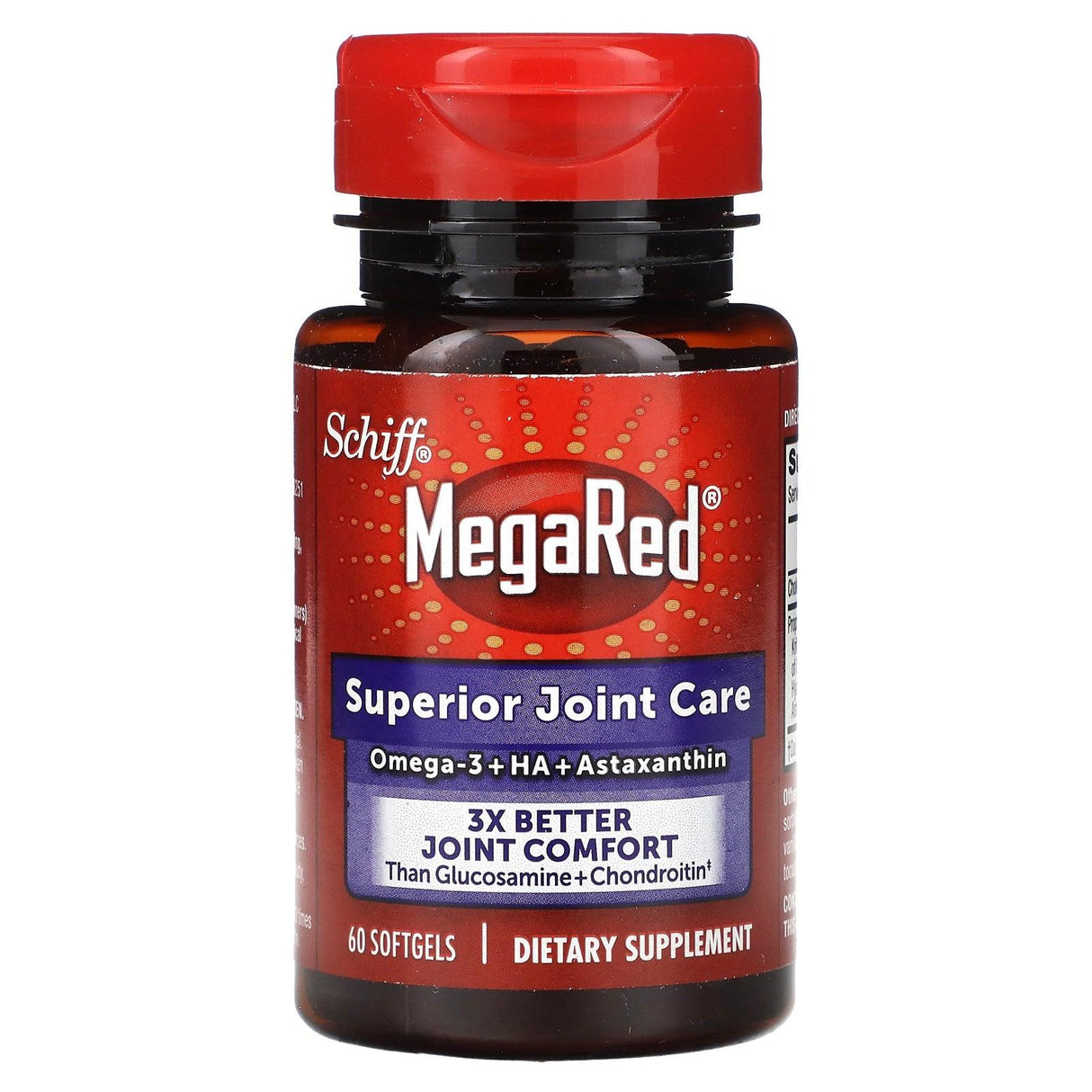 Schiff, MegaRed, Superior Joint Care, 60 Softgels - Supply Center USA