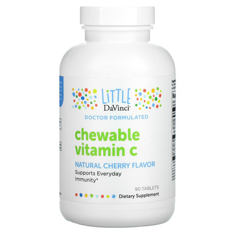 Little DaVinci, Chewable Vitamin C, Natural Cherry, 90 Tablets - Supply Center USA