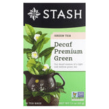 Stash Tea, Premium Green Tea, Decaf , 18 Tea Bags, 1.1 oz (33 g) - Supply Center USA