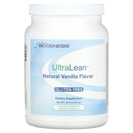 Nutra BioGenesis, UltraLean Protein Powder, Natural Vanilla, 1 lb 6 oz (623 g) - Supply Center USA