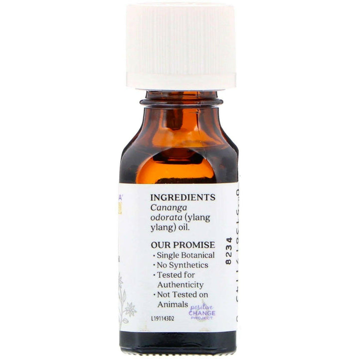 Aura Cacia, Pure Essential Oil, Ylang Ylang III, 0.5 fl oz (15 ml) - HealthCentralUSA