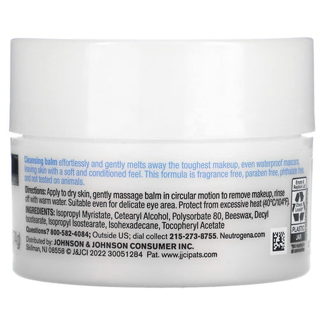 Neutrogena, Cleansing Balm, 2.6 oz (74 g) - Supply Center USA