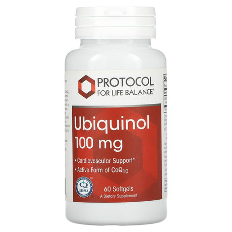 Protocol for Life Balance, Ubiquinol, 100 mg, 60 Softgels - Supply Center USA