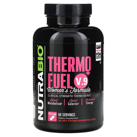 Nutrabio Labs, ThermoFuel V.9 Women's Formula, 120 V-Caps - Supply Center USA