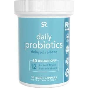 Sports Research, Daily Probiotics Delayed Release, 60 Billion CFU, 30 Veggie Capsules - Supply Center USA