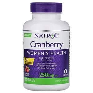 Natrol, Cranberry, Fast Dissolve, Cranberry Flavor, 250 mg, 120 Tablets - Supply Center USA