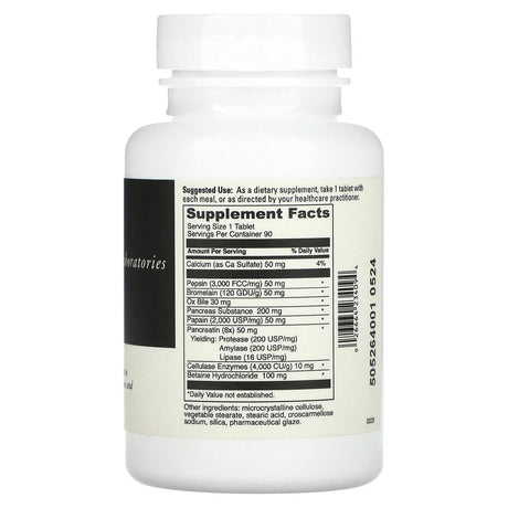 DaVinci Laboratories of Vermont, All-Zyme, 90 Tablets - Supply Center USA