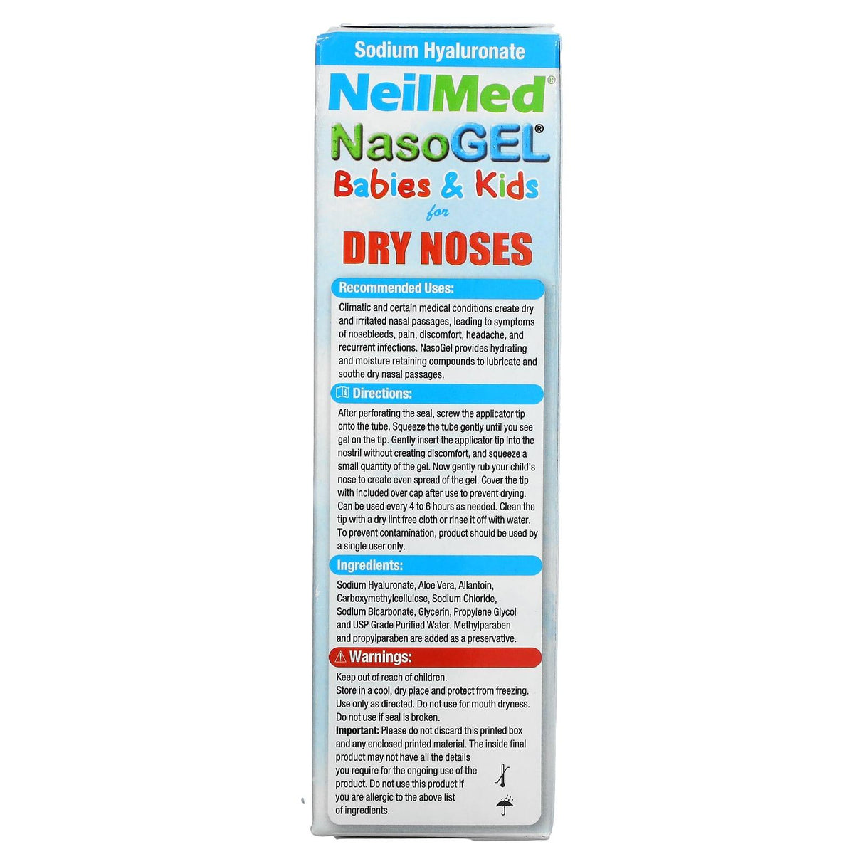 NeilMed, Babies & Kids, NasoGel for Dry Noses, 1 oz (28.4 g) - Supply Center USA