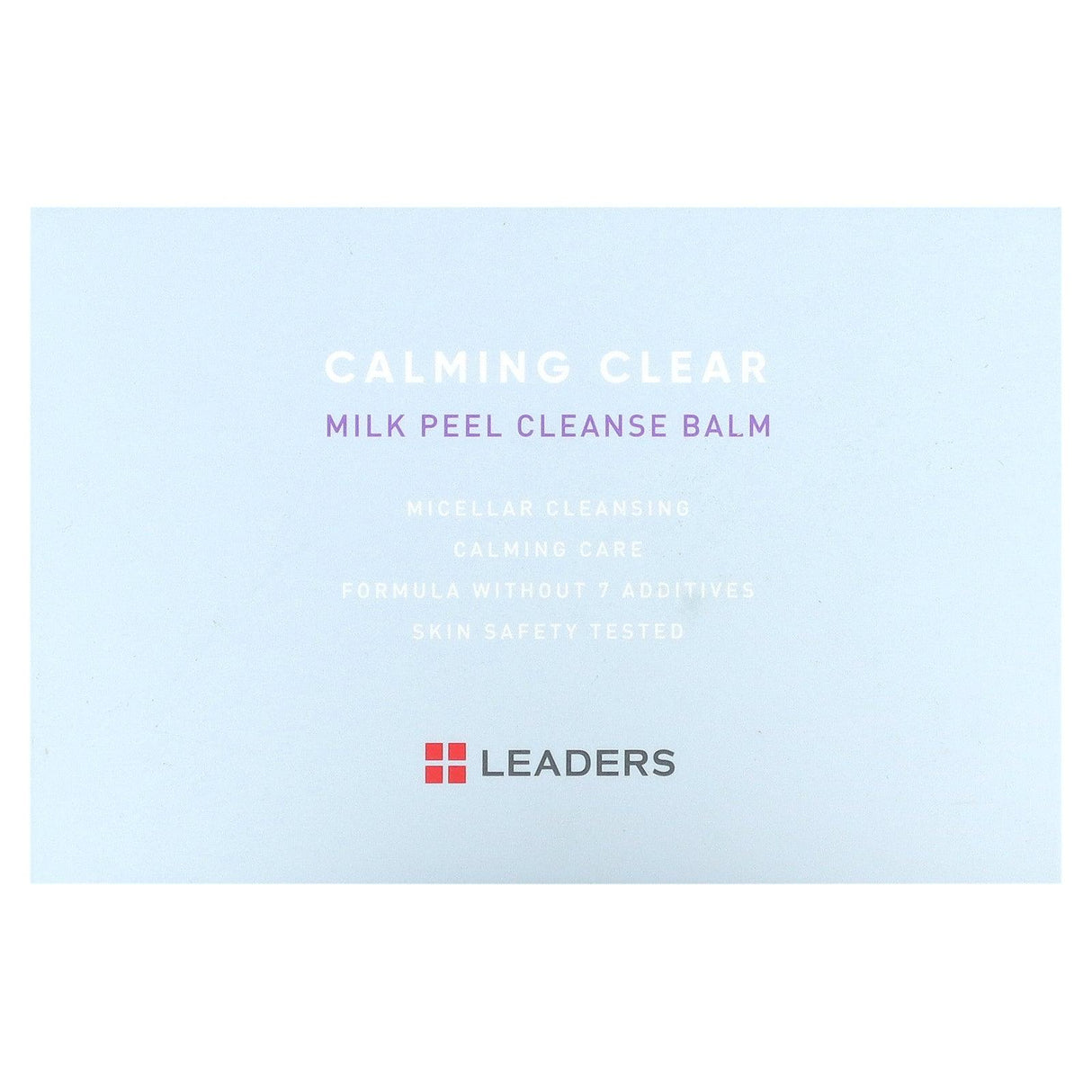 Leaders, Calming Clear, Milk Peel Cleanse Balm, 6.08 fl oz (180 ml) - Supply Center USA