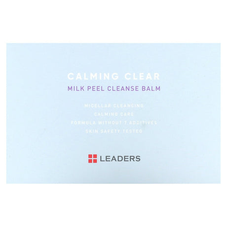 Leaders, Calming Clear, Milk Peel Cleanse Balm, 6.08 fl oz (180 ml) - Supply Center USA