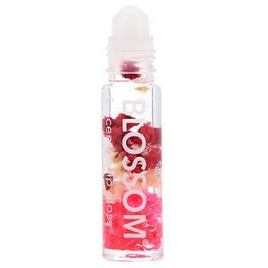 Blossom, Roll-On Scented Lip Gloss, Strawberry, 0.20 fl oz (5.9 ml) - HealthCentralUSA