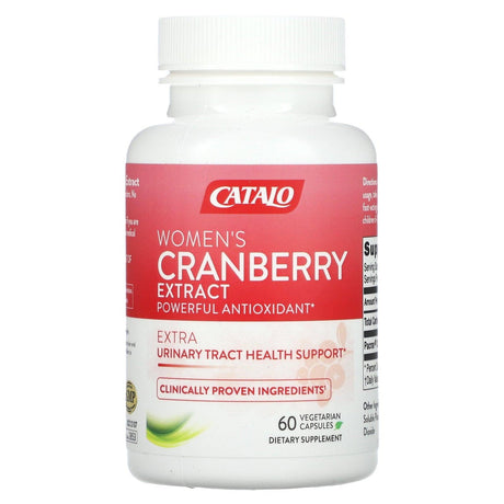 Catalo Naturals, Women's Cranberry Extract, 60 Vegetarian Capsules - Supply Center USA