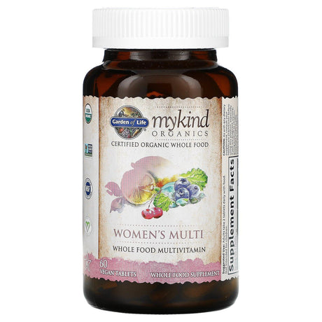 Garden of Life, MyKind Organics, Women's Multi, 60 Vegan Tablets - Supply Center USA