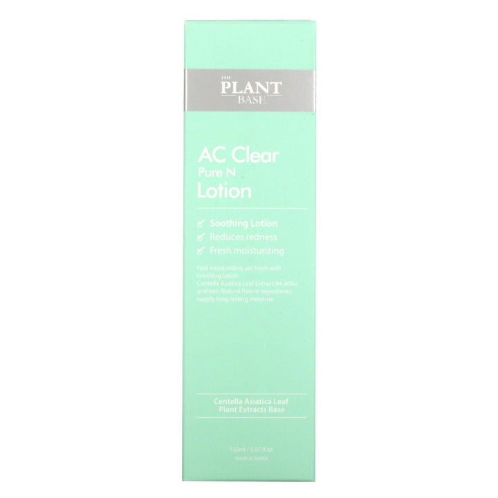 The Plant Base, AC Clear, Pure N Lotion, 5.07 fl oz (150 ml) - HealthCentralUSA