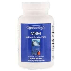 Allergy Research Group, MSM Methylsulfonylmethane, 150 Vegetarian Capsules - Supply Center USA