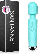 Vibrator Wand,Adult Sex Toy Wand, G Spot Dildo, Clit Vibrator, Sex Vibrators,Clitoris Stimulation,With 8 Speeds & 20 Patterns, Quiet,Fully Waterproof,Vibrating Wand for Her Pleasure (Rose Red)