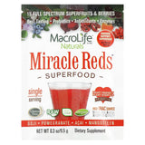 Macrolife Naturals, Miracle Reds, Superfood, Goji, Pomegranate, Acai, Mangosteen, 12 Packets, 0.3 oz (9.5 g) Each - Supply Center USA