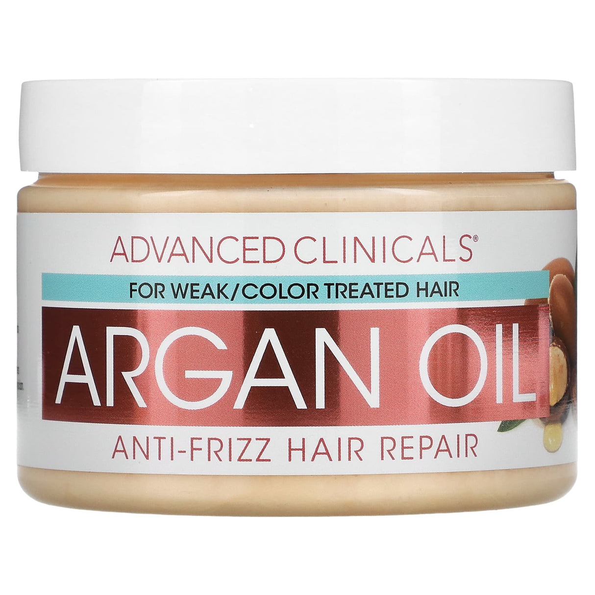 Advanced Clinicals, Argan Oil, Anti-Frizz Hair Repair, 12 fl oz (355 ml)