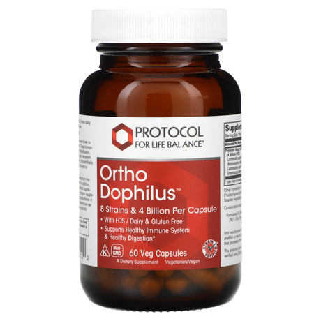 Protocol for Life Balance, Ortho Dophilus, 60 Veg Capsules - Supply Center USA