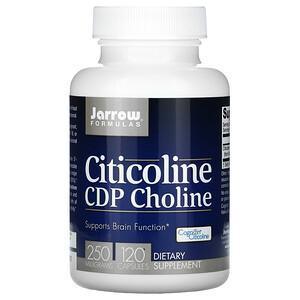 Jarrow Formulas, Citicoline, CDP Choline, 250 mg, 120 Capsules - Supply Center USA