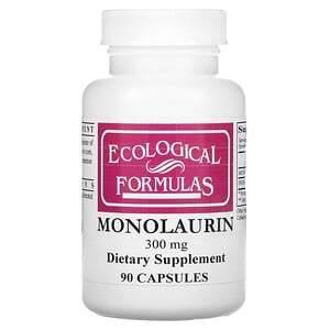 Cardiovascular Research, Monolaurin, 300 mg, 90 Capsules - Supply Center USA